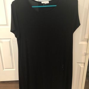 Black t-shirt dress